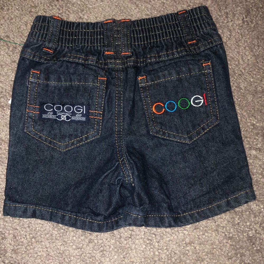 VNTG Coogi Denim Shorts Size 6-9 mths